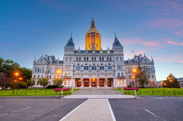 Connecticut State Capitol in het centrum van Hartford Connecticut USA