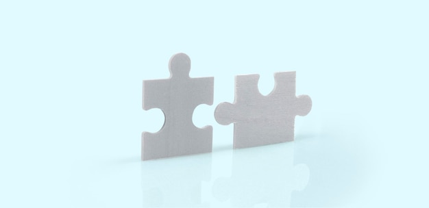 Connecting jigsaw puzzle Business solutions success