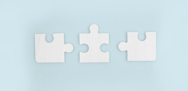 Connecting jigsaw puzzle Business solutions