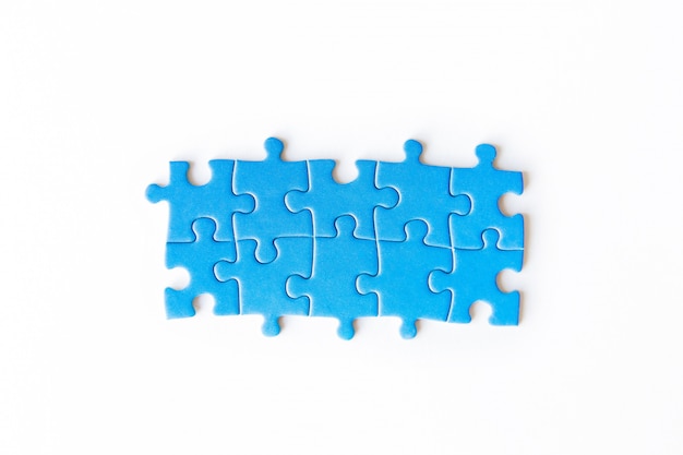 Connecting piece jigsaw puzzle