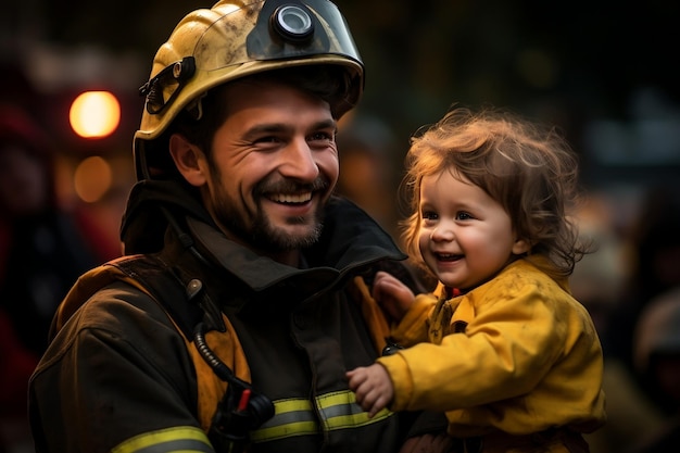 Connection Between Firefighter and Youngster Generative AI