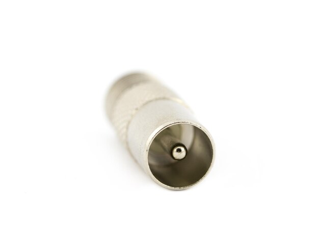 Connector of the coaxial cable