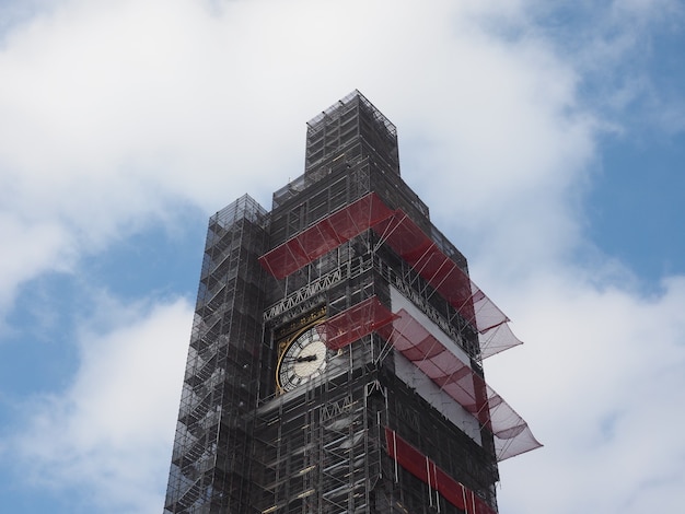 Conservatiewerken Big Ben in Londen