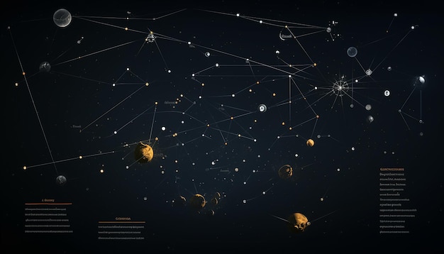 Constellations Summer Triangle in a realistic add constellation labels