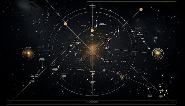 現実的な星座夏の大三角形に星座ラベルを追加します