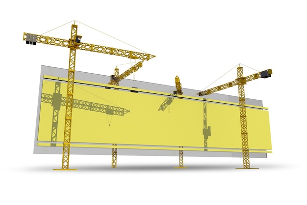 Foto annuncio pubblicitario per la costruzione