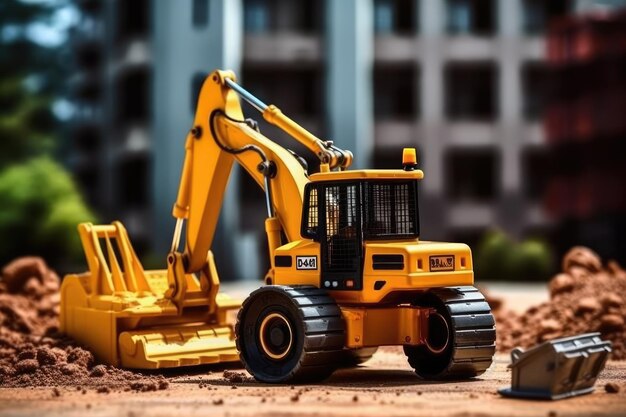 Construction Building equipment professional advertising photography AI Generated