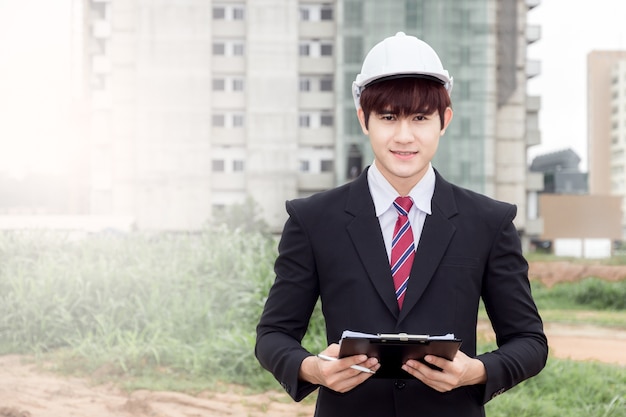 Construction business man