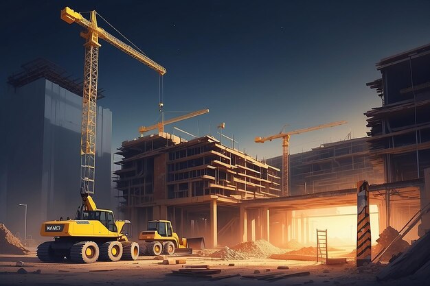 Photo under construction concept illustration