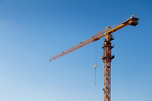 A Construction crane tower o