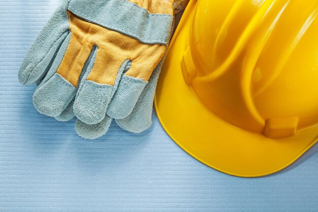 Construction hard hat protective gloves