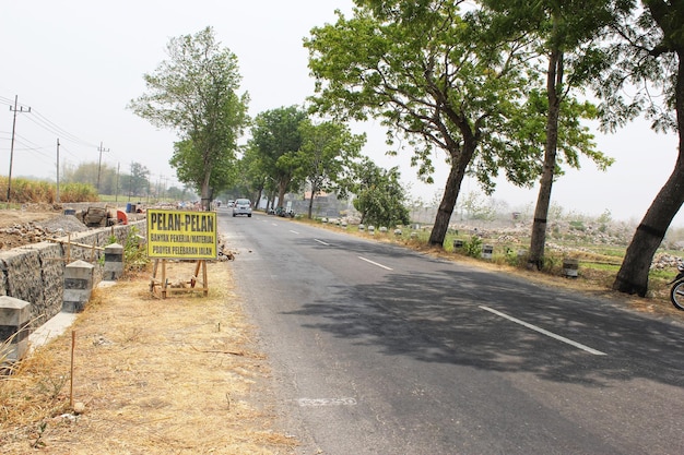 construction of highways that are still in the form of land