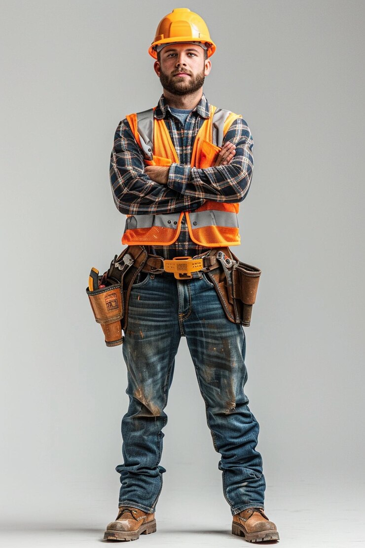 A construction industry worker