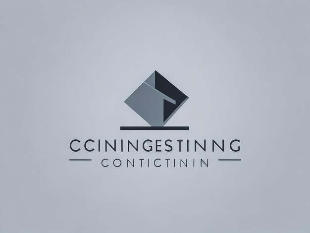 Foto costruzione logo template