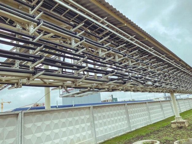 Construction of a new complex at the plant metal structures for the erection of a new building