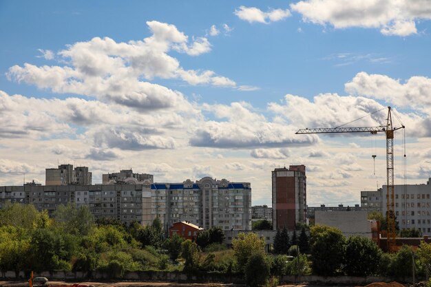 Фото Строительство нового района на окраине харкова