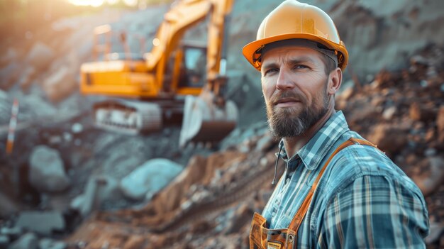 Construction Professional Overseeing Site Operations