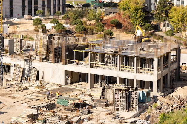 Construction of a residential apartment complex