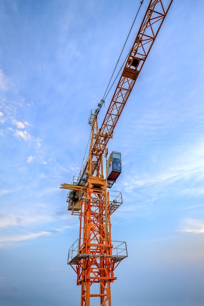 Construction site Industrial construction cranes