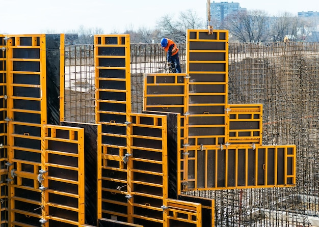 Construction site worker