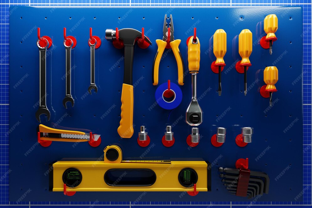 Premium Photo Construction tools hand tool for home repair and