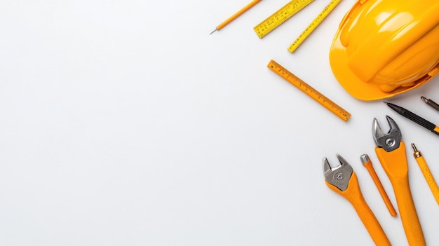 construction tools and safety gear