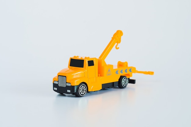 Construction vehicles and heavy machinery.Industrial vehicles yellow crane truck.