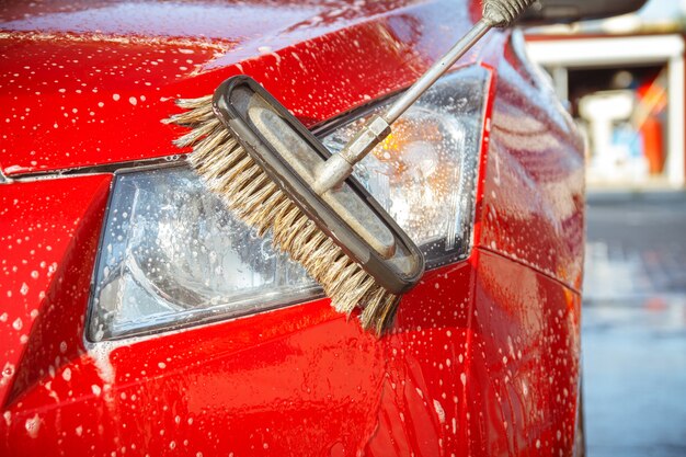 Contactless car wash self-service