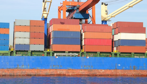 Container Ship in port