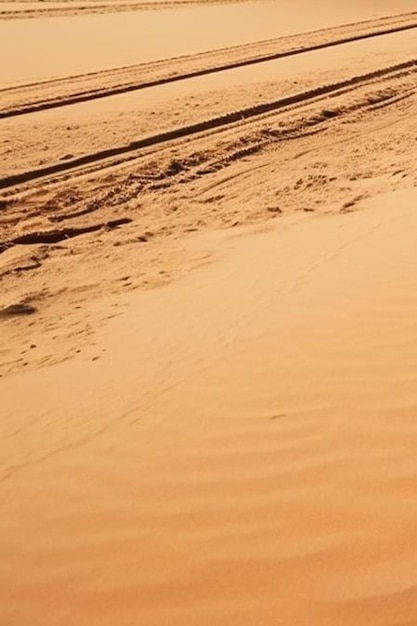 Container tanker in the desert stuck in the sands