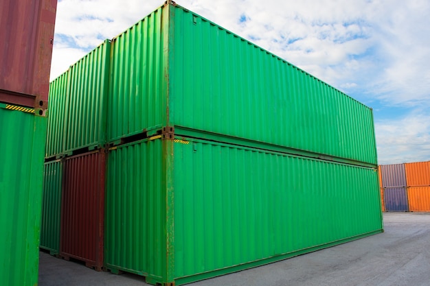 container voor verzending & levering