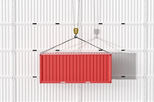 Photo container and weightlogistics and transmission3d rendering