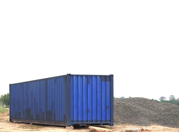 Container on a white background