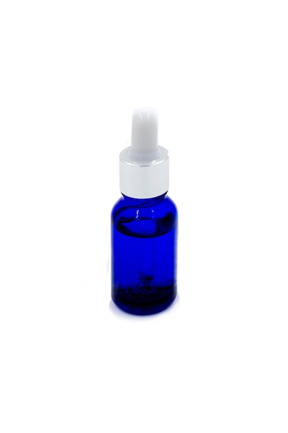 container with a pipette for liquid cosmetic or medical product oils fragrances serum glue