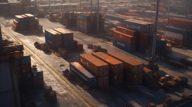Containeropslag opslag import export Generatieve AI