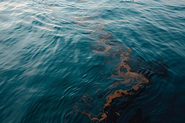 Photo contaminated body of water