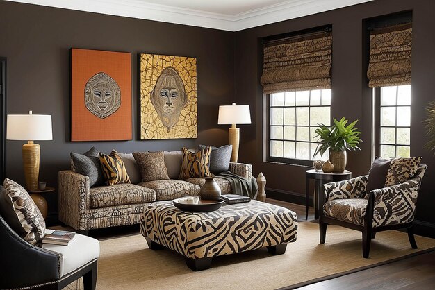 Contemporary Africaninspired Decor