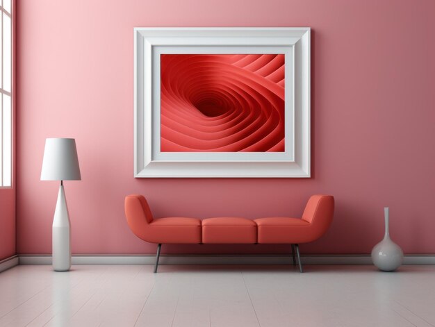 Contemporary AIEnhanced Wall Art Mockup