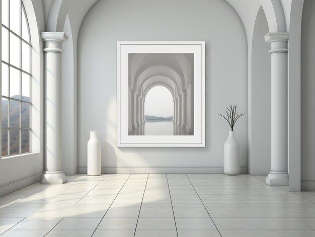 Contemporary AIEnhanced Wall Art Mockup