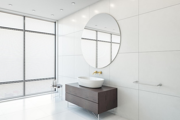 Contemporary bathroom interior