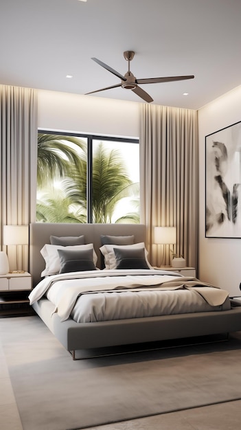 Contemporary bedroom