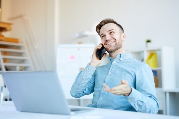 Contemporary Businessman at Work