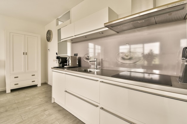 Contemporary kitchen and dining room