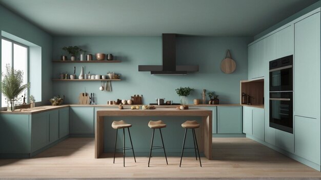 Photo contemporary kitchen