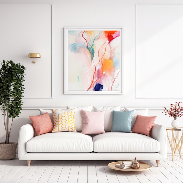 Contemporary living room interior design