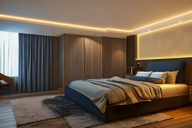 Contemporary Residential Bedroom