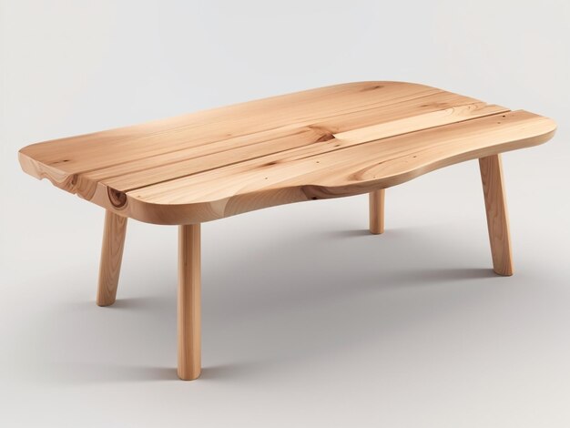 사진 현대적 인 단순성 투명 한 배경 에 고립 된 현대적 인 나무 테이블