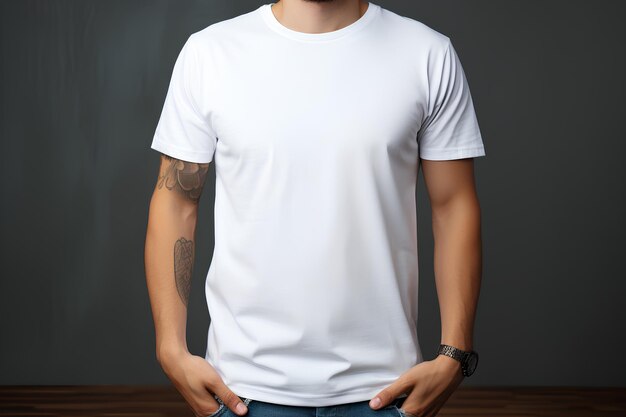 Contemporary White TShirt Attire