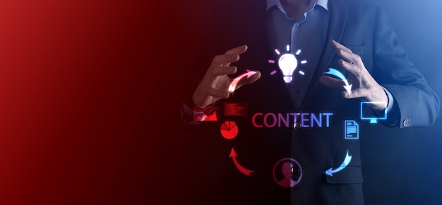 콘텐츠 마케팅주기-온라인으로 대상 고객을 위해 콘텐츠를 생성, 게시, 배포하고 분석합니다.