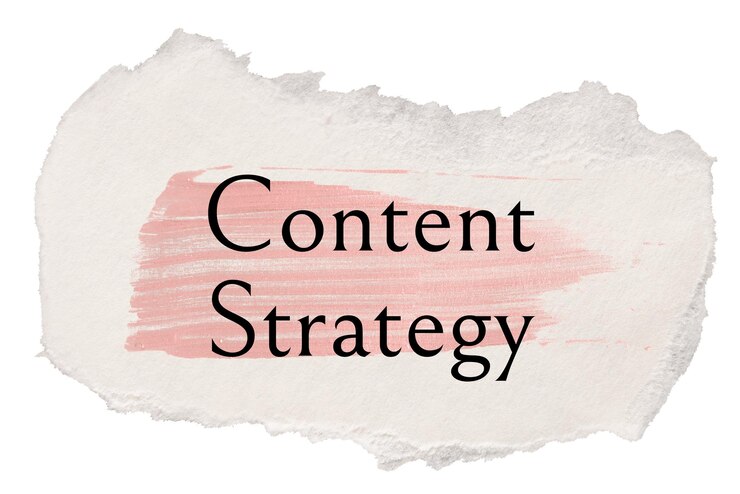 Photo content strategy png ripped paper word sticker typography transparent background